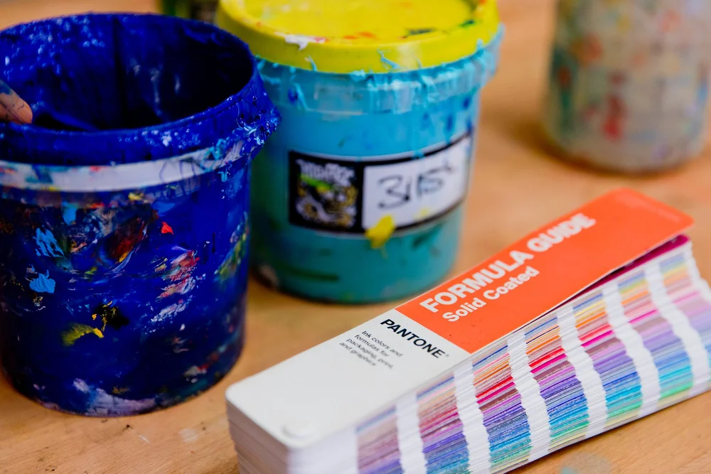 Pantone and ink