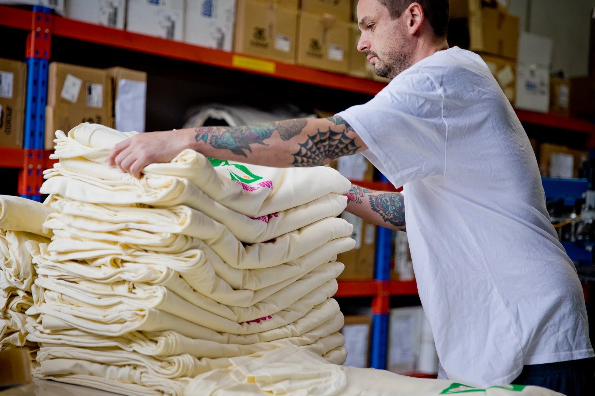 Folding garments
